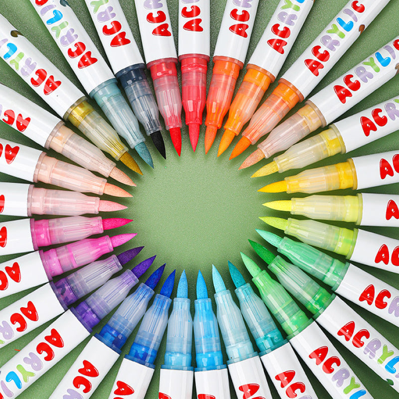 120-color acrylic graffiti marker set