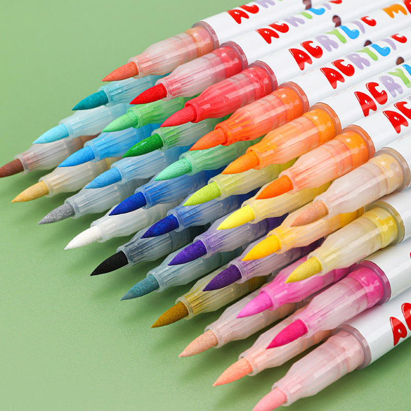 120-color acrylic graffiti marker set