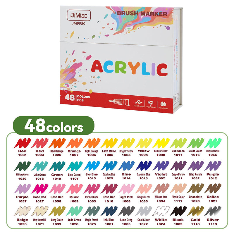 120-color acrylic graffiti marker set