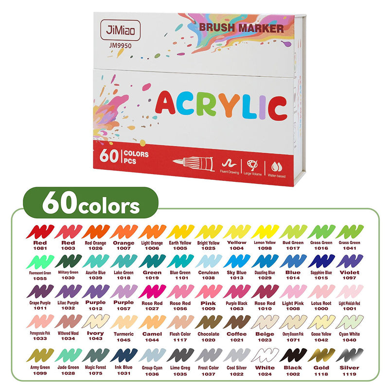 120-color acrylic graffiti marker set