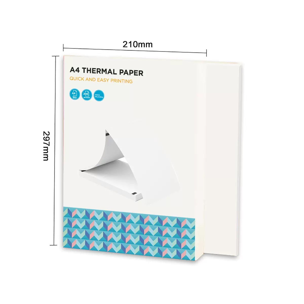 D80 Printer thermal A4 paper